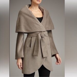 TAHARI Vintage Wool Blend Coat
